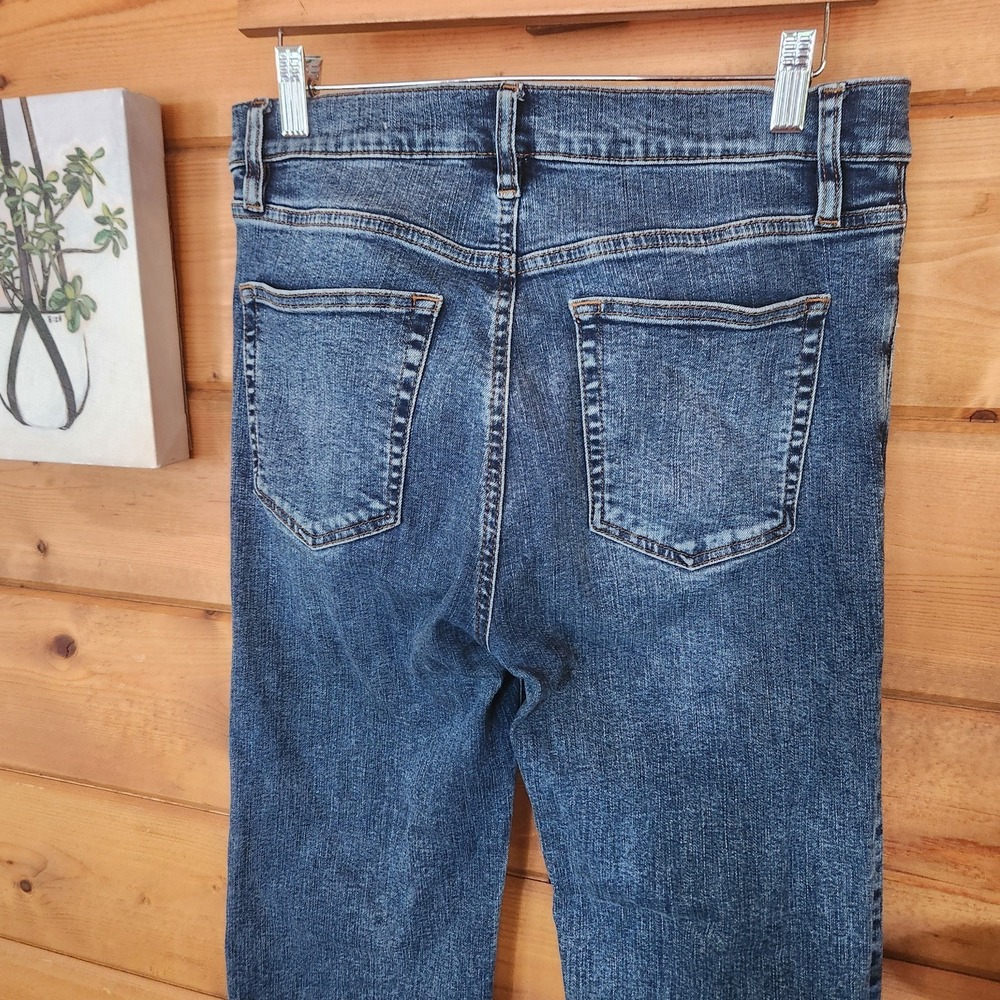 Frame The Icon in Canals Flare Jeans Designer Denim Retro Stretch Boho Size 30 - Picture 5 of 9